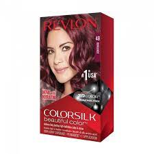 Revlon colorsilk beautiful color, burgundy 48. Revlon Colorsilk Beautiful Color Hair Color 48 Burgundy Inci Beauty