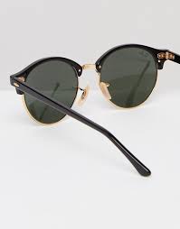 Avec des prix au plus bas aujourd'hui , comment ne pas. Ray Ban 0rb4246 Lunettes De Soleil Clubmaster Rondes Asos