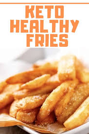 Keto Healthy Fries Substitute For Fried Potatoes Low Carb Recipe Food Recipes Yummy Food