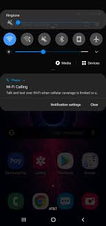 Samsung support tells me there is a fix but it's on at&t's. How To Get Rid Of This Constant Wifi Calling Notification On At T Note 10 Its So Annoying Even Though I Have Wifi Calling Completely Off Galaxynote10