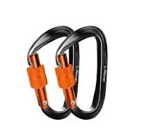 Firefighter Tools 12KN Heavy Duty Carabiners - Lightweight Aluminum  Wiregate Clips For Camping & Climbing Outdoor Climbing Gear