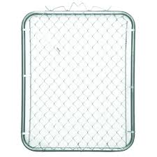 6 Foot Black Chain Link Fence Gate Yardgard 4 Ft X 6 Ft Galvanized Metal Adjustable Single Walk Fence Gate 3283ad48 The Home Depot Chain Link Fence Chain Link Fence Gate Fence Gate