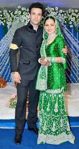 Indian Television Star Couple Sanjeeda Sheikh And Amir Wedding Video And Pictures Pakistani S Bollywood Fashion Fashion Pakistani Outfits
