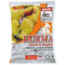 Ayam masak kurma sedap macam lauk kenduri kampung. Adabi Kurma Ayam Meat 100g Shopee Singapore