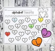 Orange you glad for quizzes? Alphabet Hearts Activity Playdough To Plato