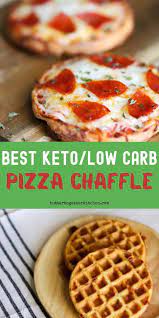 Looking For A Delicious Keto Pizza Chaffle Recipe Look No Further Because This Is It This Recipe Tastes E Low Carbohydrate Recipes Recipes Keto Recipes Easy