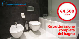 Fondamentale per la riuscita della ristrutturazione del bagno è la scelta del professionista o della ditta che se ne occuperà. Offerta Rifacimento Bagno Completo Al Prezzo Di 4500 Euro