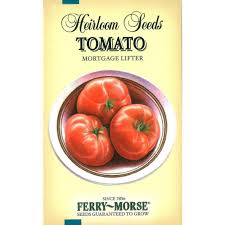Whether you are looking for the finest in flowers or gourmet garden vegetables, you will find all your answers here. Ferry Morse Tomato Mortgage Lifter Heirloom Seed 4167 The Home Depot