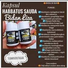 Mengawal paras gula dalam darah3. Buy Kapsul Habbatus Sauda Seetracker Malaysia