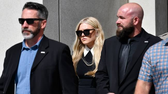 Erika Kirk wipes away tears as she confronts husband's accused killer in  court for the first time | Sky News Australia