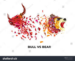 Free for commercial use no attribution required quality. Bull And Bear Symbols On Stock Market Vector Illustration Vector Forex Or Commodity Charts Vector Illustration Graphic Design Photography Abstract Backgrounds