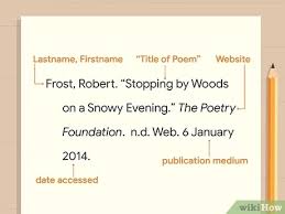 How To Quote And Cite A Poem In An Essay Using Mla Format