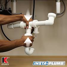 Double bowl kitchen sink and disposal drain kit. Buy Plumb Pak 333qlk Push Fit Kitchen End Outlet Disposal Kit With P Trap White Online In Taiwan B07q6h7yyn