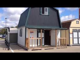 Derksen Portable Buildings Finished Out Cabin Giddings Tx Youtube Shed Shed Cabin Shed Homes