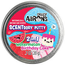 Crazy Aaron's Scentsory Putty Watermelon/Birthday Cake