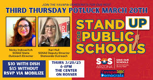 Monthly General Meeting & Potluck · Arizona Democratic Party