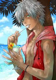 It doesn't work that way. Dark Skin White Hair Male Solo Zerochan Anime Image Board