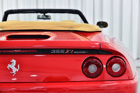 Research 1999 ferrari f355 f1 spider prices, used values & f355 f1 spider pricing, specs and more! Used 1999 Ferrari 355 F1 Spider For Sale 115 900 Marshall Goldman Motor Sales Stock B22149