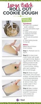 Large Batch Roll Out Cookies Recipe Recipe Roll Out Cookie Dough Recipe Cookie Dough Recipes Sugar Cookie Dough Recipe