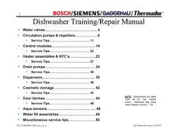 Whenever a fault code is recorded, and saved to memory, you can recall them by running a diagnostic test. Bosch Shx33a User Manual Manualzz