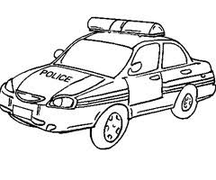 Un superbe dessin de voiture de police à colorier en ligne ou à imprimer. Coloriage Voiture De Police Facile See More On Camijou