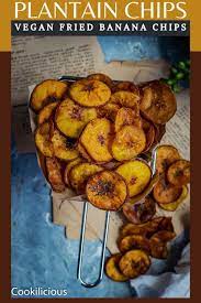 Fried Raw Banana Vegan Chips Recipe Raw Banana Vegan Chips Banana Chips