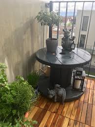 Dekotisch Kabeltrommel Kabeltrommel Kabelrolle Deko Tisch