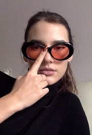 #kurt cobain glasses #white oval sunglasses #clout goggles #new york #subway. Black Oval Kurt Cobain Sunglasses Fashion Eyeglasses Sunglasses Sunglasses Vintage