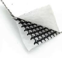 Filtration Drainage Mat Erosion Control Geotextile with Geogrid Composite  3D Drainage Net