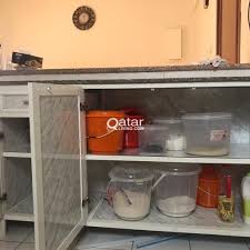 Because it costs so much to ship cabinets, local is usually the best option. Kitchen Cabinet For Sale Qatar Living