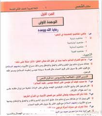 ملزمة اللغة العربية للصف الثاني المتوسط 2018 الجزء الأول جاهزة للتنزيل شبكة طلابنا لخدمة الطالب العراقي