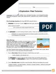 A visitor has shared a gizmo from explorelearning.com with you! Plate Tectonics Se Plate Tectonics Volcano