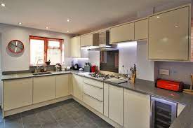 Classic modern white gloss kitchen with more unusual oversized handles. Pin On Kitchen Makeovers