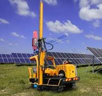 Specialized Photovoltaic Pile Installation Machine for Solar Farms Solar  Power Station Plant