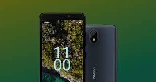 Nokia C100 phone with Android 12 and ...
