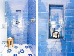 Stunning Sapphire Blue Tile Design For A Small Bathroom Tile Bathroom Blue Bathroom Tile Small Bathroom Tiles