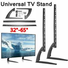 Shop our selection of tv stands and entertainment centers and find the right unit to accommodate all your devices and cut out the clutter. Desk Tabletop Tv Stand Mount Bracket For 32 37 42 50 55 60 65 Inch Samsung Sony 13 99 Picclick Uk