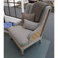 Natural linen roll armchair from $1,100.00 availability: Natural Linen Open Back Armchair