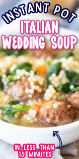 This Instant Pot Italian Wedding Soup Is One Of The Best Soup Recipes Made Super Easy W In 2020 Breakfast Recipes Easy Easy Appetizer Recipes Instant Pot Soup Recipes