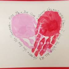 (toddler approved) use an embroidery hoop to make handprint sun catchers. Handful Of Love Card Homemade Valentine Cards Childrens Valentine Cards Homemade Valentines Day Cards