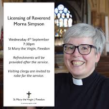 Rev'd Vicki Burrows' ministry at St Chad's starts tomorrow. Her licensing  service will be at 7 pm in All Saints' Church, Gresford. The official  publicity for her appointment is shown below. She