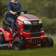 They're extra stable on hills, allow for larger attachments and can handle extra tasks like furrowing a garden or plowing snow. Riding Mower Buying Guide