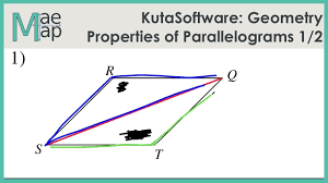 Use the hint button to get a free letter if an answer is giving you trouble. Kutasoftware Geometry Properties Of Parallelograms Part 1 Youtube