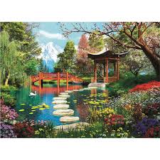 Clementoni 1000 Parca Japonya Fuji Bahcesi Puzzle Clementoni Cle39513