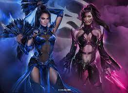 Kitana is a fictional character in the mortal kombat fighting game franchise by midway games and netherrealm studios. Kitana Vs Mileena Galgadot Megan Fox Artwork By Me Whose Your Favorite Mk11 Mkkollective Mortalkombat11 Mortalkombat