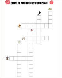 Pick your own difficulty level with education.com's worksheet generator. Cinco De Mayo Crossword Puzzle Activity For Kids Jumpstart