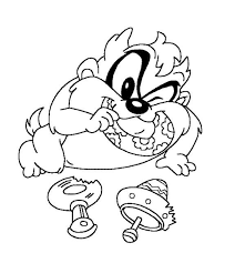 Learn how eye color is determined as well as what to expect as baby develops. Baby Taz Cartoon Coloring Pages Baby Looney Tunes Hello Kitty Colouring Pages