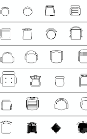 Here is step by step tutorial how to design a chair in autocad. Furnitures Cad Blocks Dwg Beds Chairs Armchairs Tables Sofas