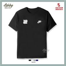 Jersey futsal setelan custom desain f0379. T Shirt Sulam Classic Nike Undefeated Crossover Japan Design Popular Baju Casual Streetwear Embroidery Jahit Tee Shopee Malaysia