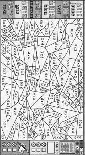 coloriage magique les tables de multiplication math coloring worksheets activities jordan 12